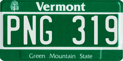 VT license plate PNG319