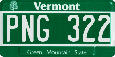 VT license plate PNG322