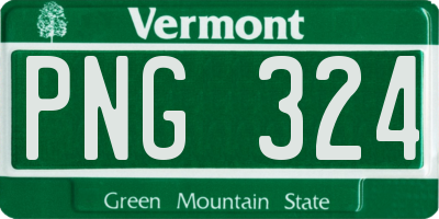 VT license plate PNG324