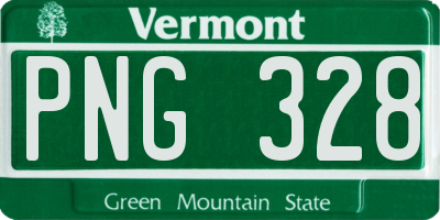 VT license plate PNG328