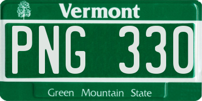VT license plate PNG330