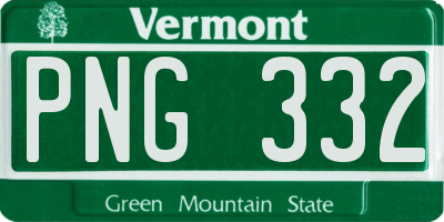 VT license plate PNG332