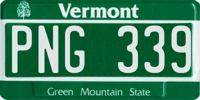 VT license plate PNG339