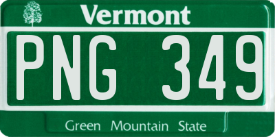 VT license plate PNG349