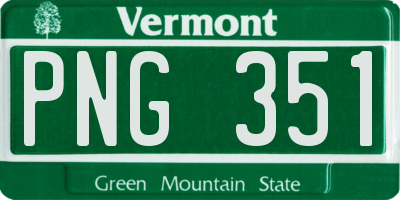 VT license plate PNG351