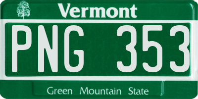 VT license plate PNG353