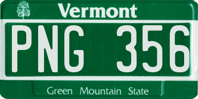 VT license plate PNG356