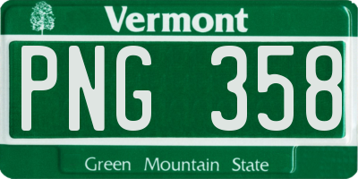 VT license plate PNG358