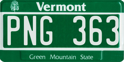 VT license plate PNG363