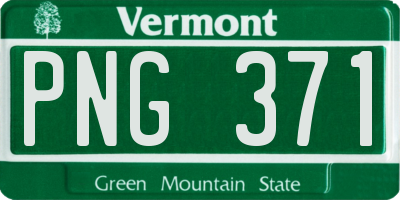 VT license plate PNG371
