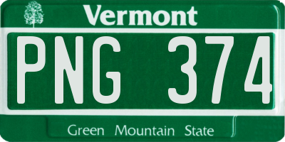 VT license plate PNG374