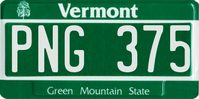 VT license plate PNG375