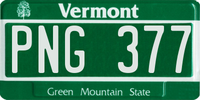 VT license plate PNG377
