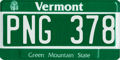 VT license plate PNG378