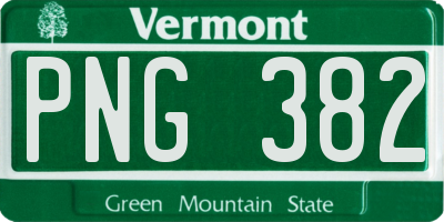 VT license plate PNG382