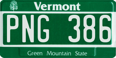 VT license plate PNG386