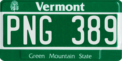 VT license plate PNG389