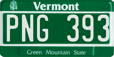 VT license plate PNG393
