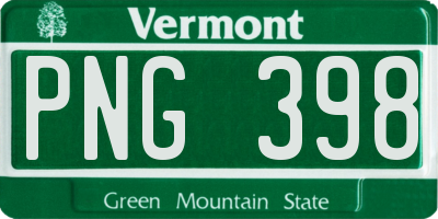 VT license plate PNG398