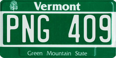 VT license plate PNG409