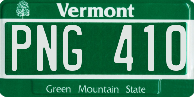 VT license plate PNG410
