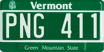 VT license plate PNG411