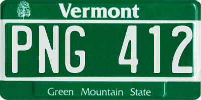 VT license plate PNG412