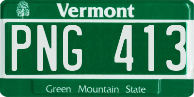 VT license plate PNG413