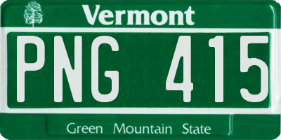 VT license plate PNG415