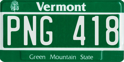 VT license plate PNG418