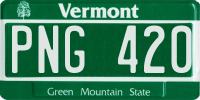 VT license plate PNG420