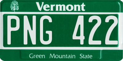 VT license plate PNG422