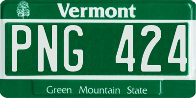 VT license plate PNG424
