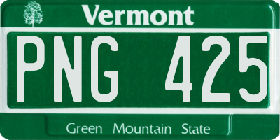 VT license plate PNG425