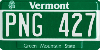VT license plate PNG427
