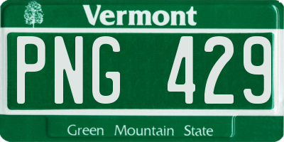 VT license plate PNG429