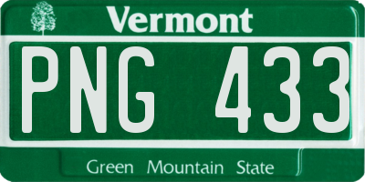 VT license plate PNG433