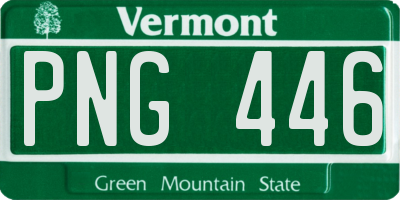 VT license plate PNG446