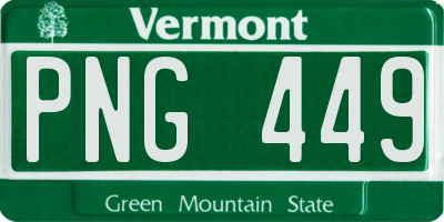 VT license plate PNG449