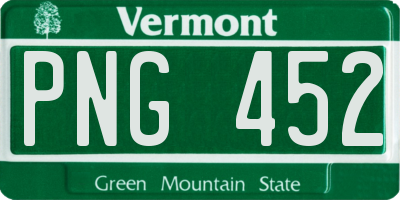 VT license plate PNG452