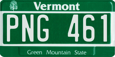 VT license plate PNG461