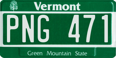 VT license plate PNG471