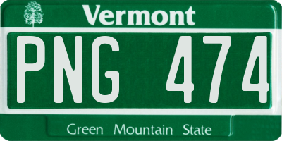 VT license plate PNG474