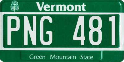 VT license plate PNG481