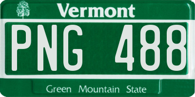 VT license plate PNG488