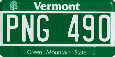 VT license plate PNG490