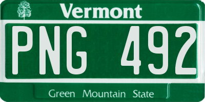 VT license plate PNG492