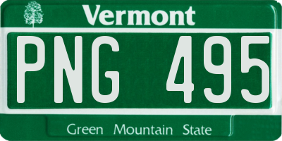 VT license plate PNG495