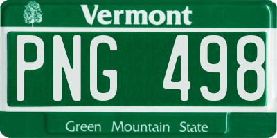 VT license plate PNG498
