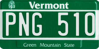 VT license plate PNG510